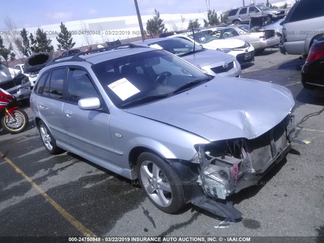 JM1BJ245231121733 - 2003 MAZDA PROTEGE PR5 SILVER photo 1