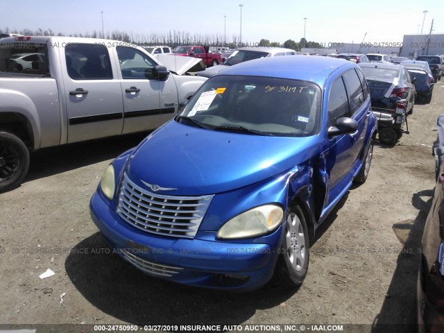 3C8FY58B85T581181 - 2005 CHRYSLER PT CRUISER TOURING BLUE photo 2