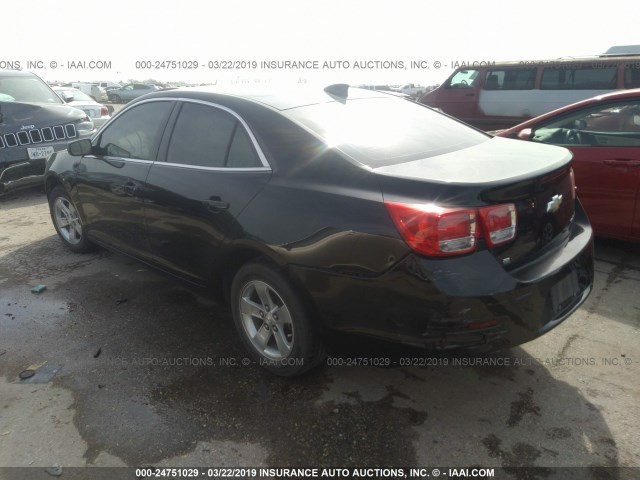1G11B5SL6FF157520 - 2015 CHEVROLET MALIBU LS BLACK photo 3