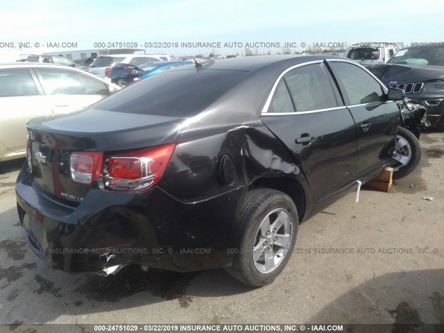 1G11B5SL6FF157520 - 2015 CHEVROLET MALIBU LS BLACK photo 4