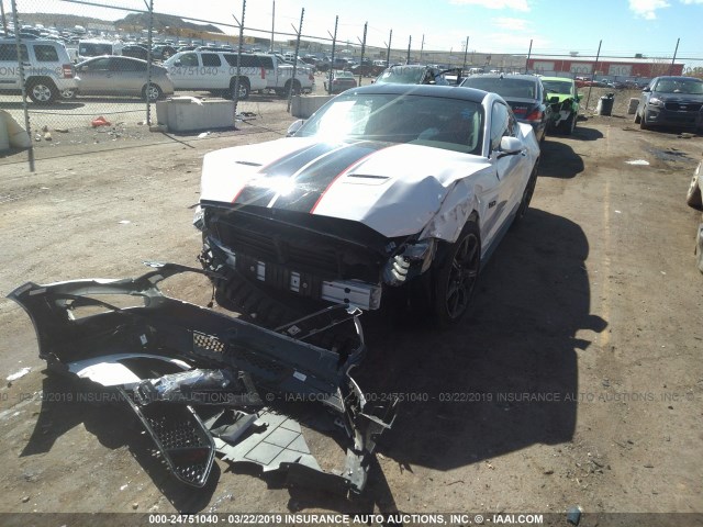 1FA6P8CF4J5180517 - 2018 FORD MUSTANG GT WHITE photo 2