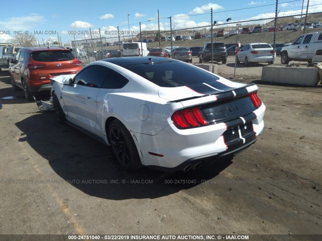 1FA6P8CF4J5180517 - 2018 FORD MUSTANG GT WHITE photo 3