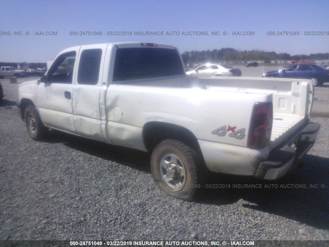 2GCEK19TX31172578 - 2003 CHEVROLET SILVERADO K1500 WHITE photo 3