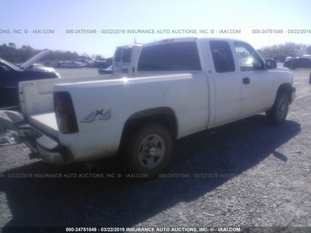 2GCEK19TX31172578 - 2003 CHEVROLET SILVERADO K1500 WHITE photo 4