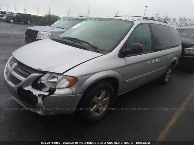 2D4GP44LX6R628669 - 2006 DODGE GRAND CARAVAN SXT GRAY photo 2