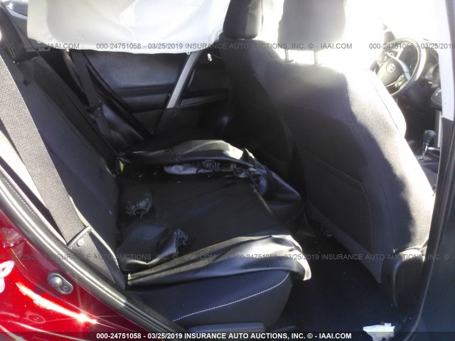 2T3WFREV6JW502672 - 2018 TOYOTA RAV4 ADVENTURE/XLE 红色 照片 8