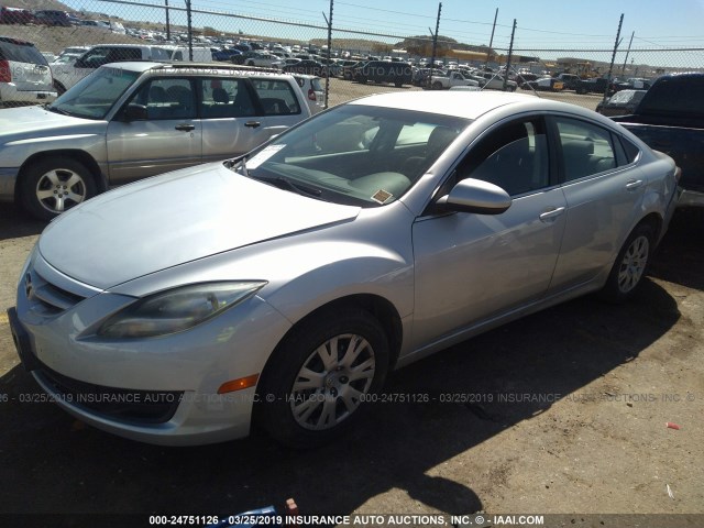 1YVHZ8BH7D5M05544 - 2013 MAZDA 6 SPORT SILVER photo 2