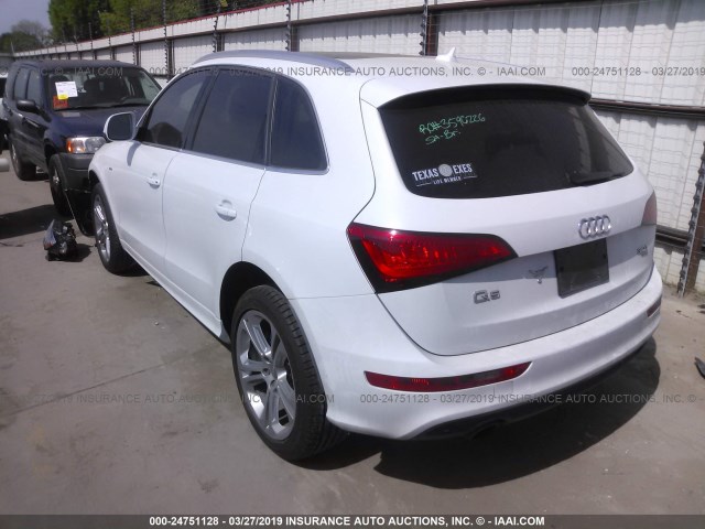 WA1DGAFP9DA098141 - 2013 AUDI Q5 PREMIUM PLUS WHITE photo 3