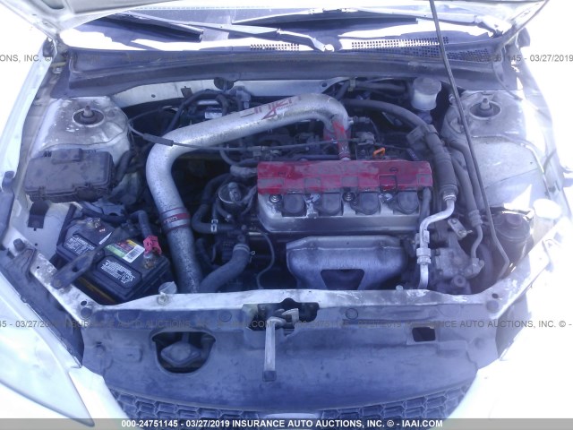 1HGEM22104L057896 - 2004 HONDA CIVIC DX VP WHITE photo 10