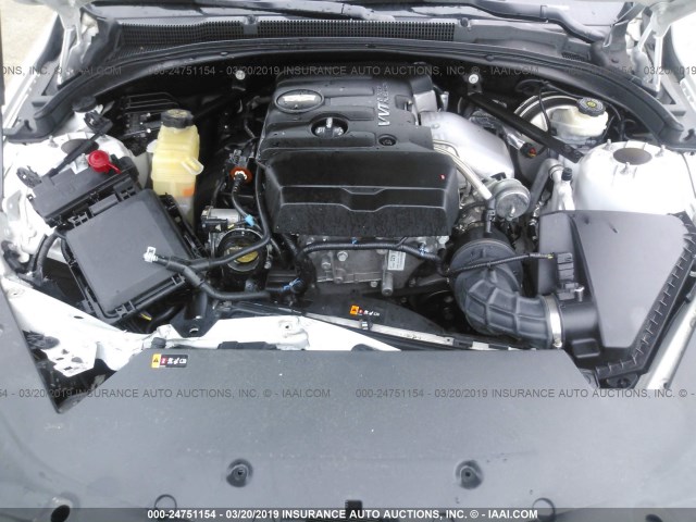 1G6AG5RX8F0136742 - 2015 CADILLAC ATS WHITE photo 10