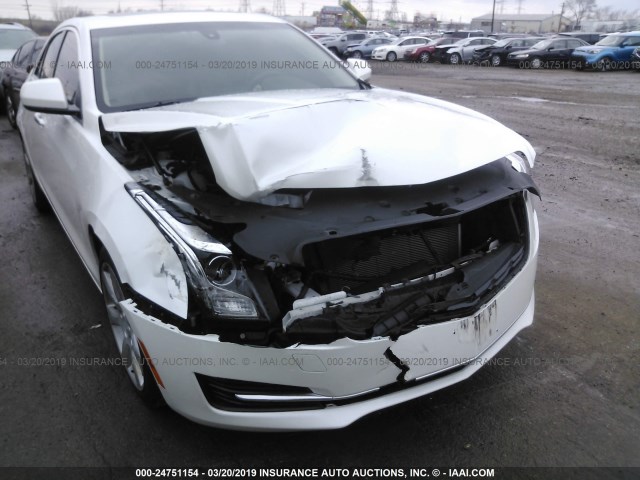 1G6AG5RX8F0136742 - 2015 CADILLAC ATS WHITE photo 6