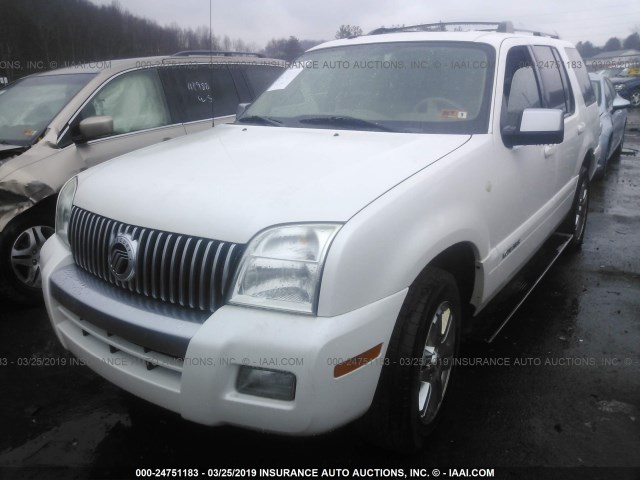 4M2EN4JE1AUJ03294 - 2010 MERCURY MOUNTAINEER PREMIER WHITE photo 2