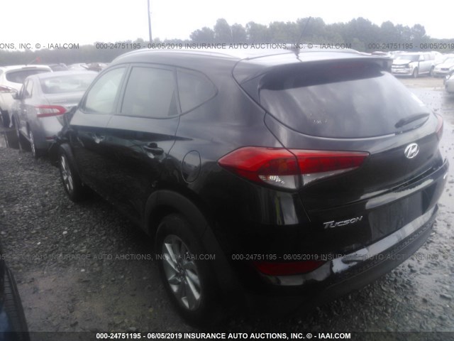 KM8J3CA42GU099370 - 2016 HYUNDAI TUCSON LIMITED/SPORT AND ECO/SE BLACK photo 3