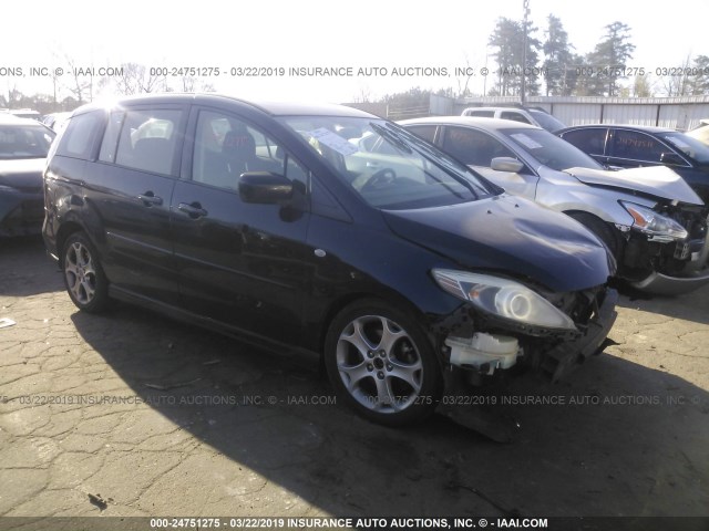 JM1CR293780325509 - 2008 MAZDA 5 BLACK photo 1