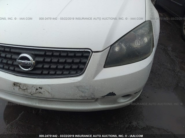 1N4AL11D45C370964 - 2005 NISSAN ALTIMA S/SL WHITE photo 6