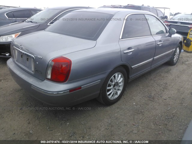 KMHFU45E65A385071 - 2005 HYUNDAI XG 350 SILVER photo 4