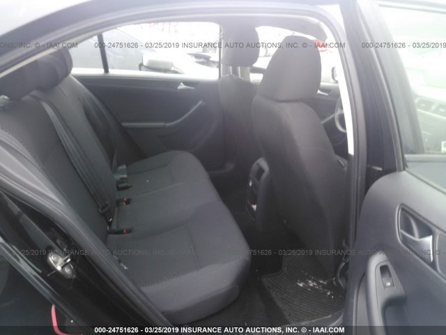 3VW2K7AJXEM331298 - 2014 VOLKSWAGEN JETTA S BLACK photo 8