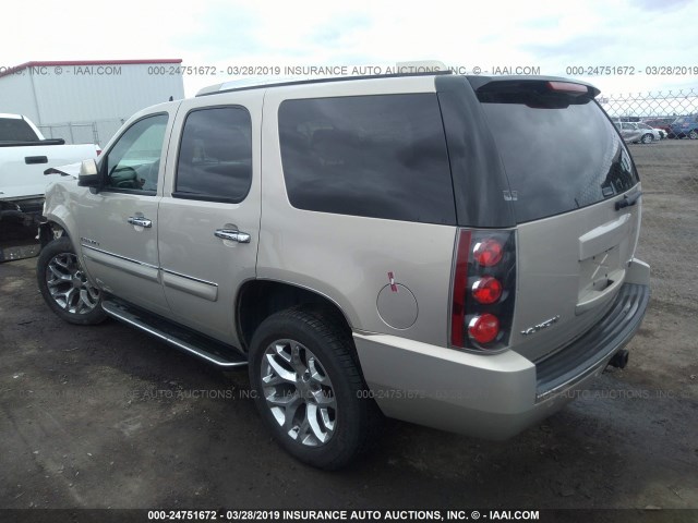 1GKFK63897J372051 - 2007 GMC YUKON DENALI TAN photo 3