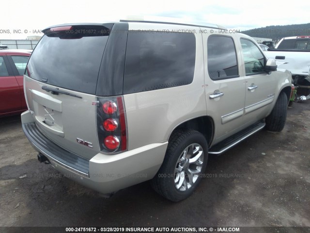 1GKFK63897J372051 - 2007 GMC YUKON DENALI TAN photo 4