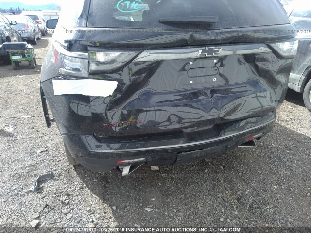 1GNEVKKW3KJ107813 - 2019 CHEVROLET TRAVERSE PREMIER BLACK photo 6