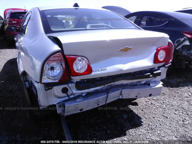 1G1ZB5E08CF338408 - 2012 CHEVROLET MALIBU LS SILVER photo 6
