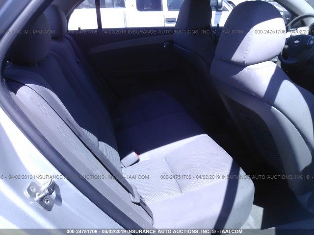 1G1ZB5E08CF338408 - 2012 CHEVROLET MALIBU LS SILVER photo 8