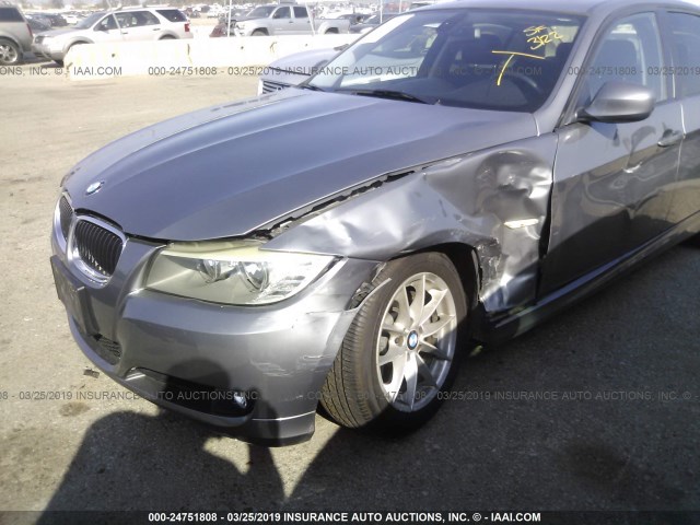 WBAPH5G55ANM36236 - 2010 BMW 328 I SULEV GRAY photo 6