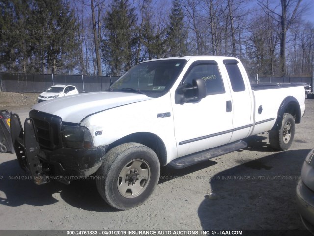 1FTSX30S5XEC87663 - 1999 FORD F350 SRW SUPER DUTY WHITE photo 2