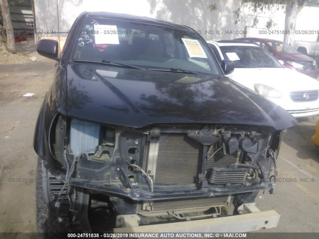 3TMJU62N39M088556 - 2009 TOYOTA TACOMA DOUBLE CAB PRERUNNER BLACK photo 6