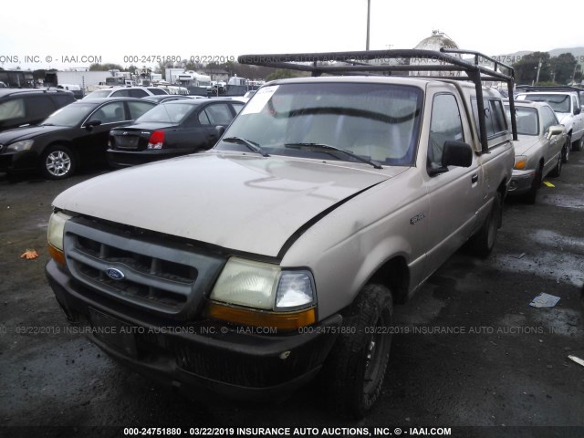 1FTYR10C5WUA24952 - 1998 FORD RANGER TAN photo 2