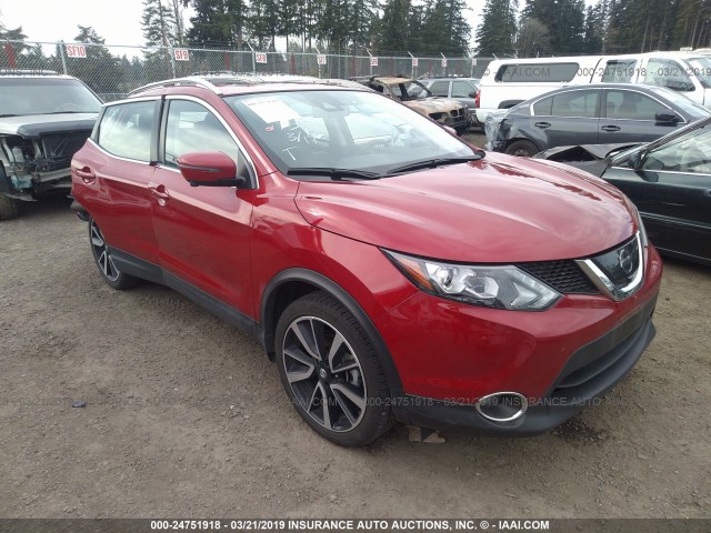 JN1BJ1CR6HW106664 - 2017 NISSAN ROGUE SPORT S/SV/SL RED photo 1