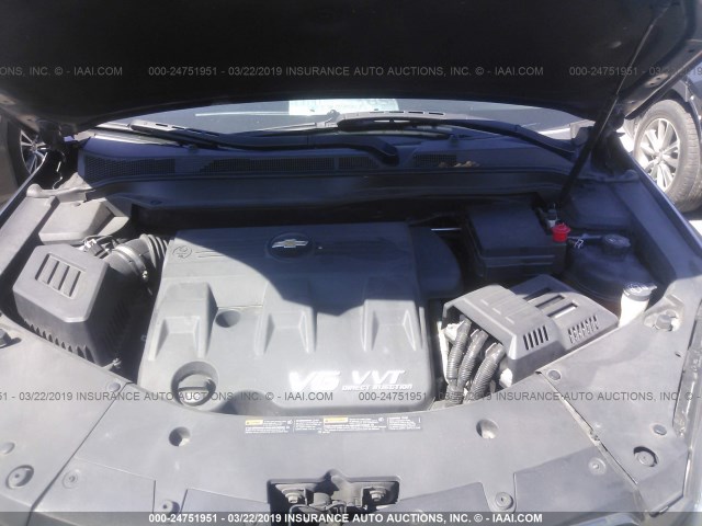 2CNFLFE54B6343022 - 2011 CHEVROLET EQUINOX LTZ GRAY photo 10