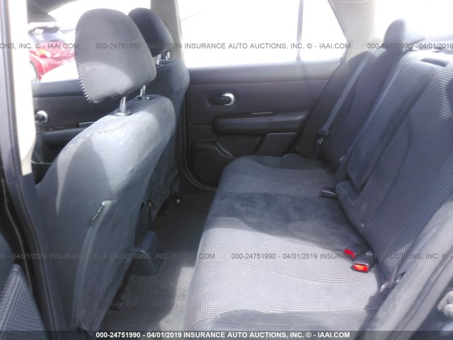 3N1BC1AP3AL370299 - 2010 NISSAN VERSA S/SL BLACK photo 8