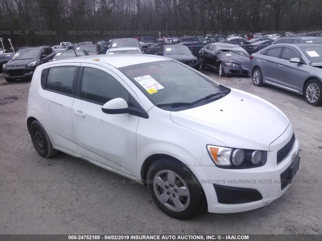 1G1JA6SHXE4127533 - 2014 CHEVROLET SONIC LS 白色 照片 1