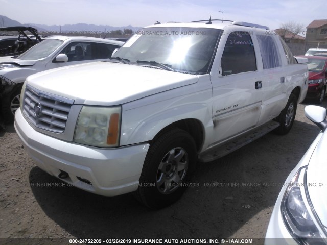 3GYEK63N33G299293 - 2003 CADILLAC ESCALADE EXT WHITE photo 2