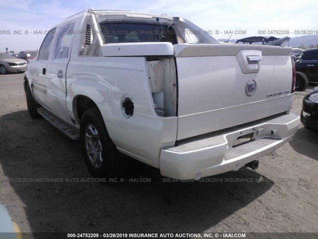 3GYEK63N33G299293 - 2003 CADILLAC ESCALADE EXT WHITE photo 3