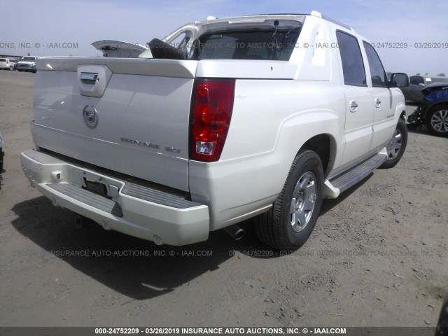 3GYEK63N33G299293 - 2003 CADILLAC ESCALADE EXT WHITE photo 4