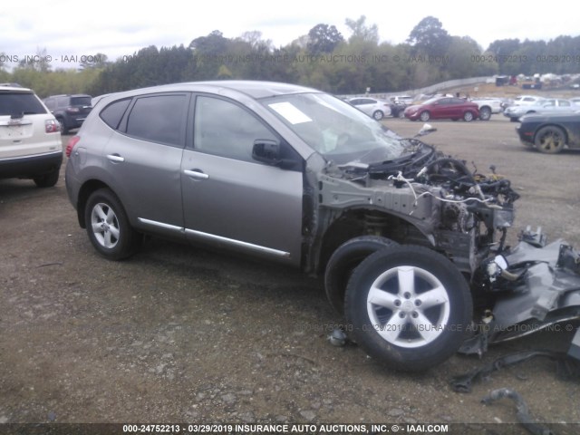 JN8AS5MT4CW613079 - 2012 NISSAN ROGUE S/SV GRAY photo 1