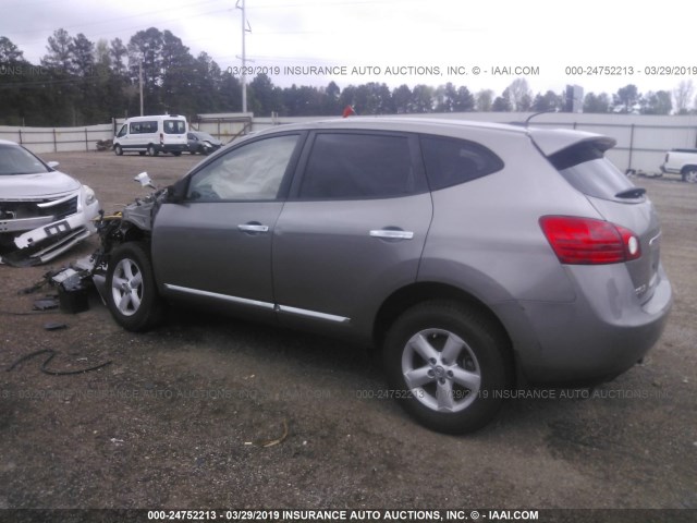 JN8AS5MT4CW613079 - 2012 NISSAN ROGUE S/SV GRAY photo 3