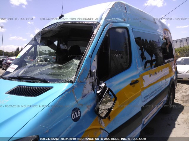 WDZPE7DD2GP292385 - 2016 MERCEDES-BENZ SPRINTER 2500 BLUE photo 6