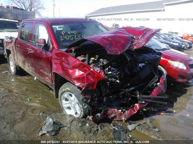 3GCUKREC2JG274347 - 2018 CHEVROLET SILVERADO K1500 LT MAROON photo 1