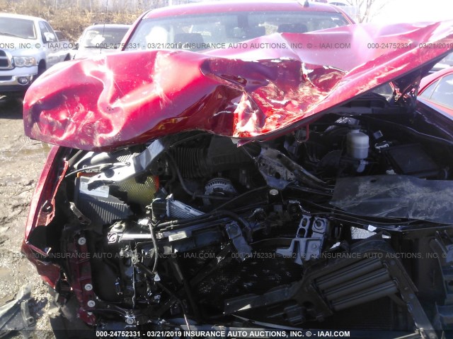 3GCUKREC2JG274347 - 2018 CHEVROLET SILVERADO K1500 LT MAROON photo 10