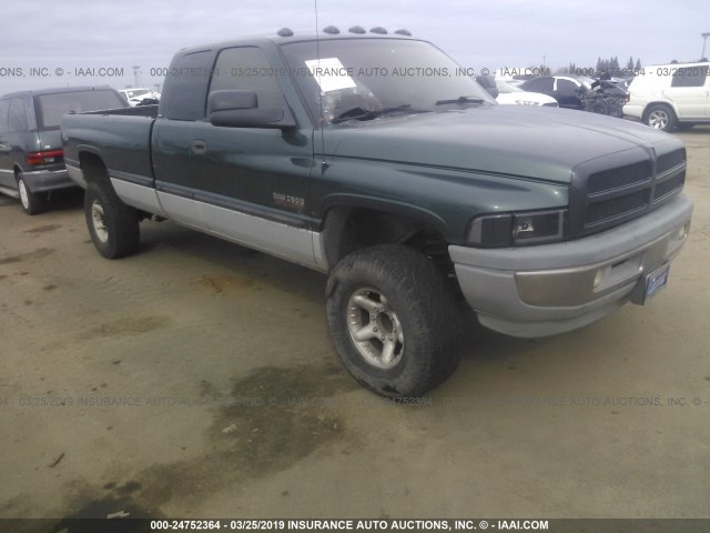 3B7KF2367XG166153 - 1999 DODGE RAM 2500 GREEN photo 1