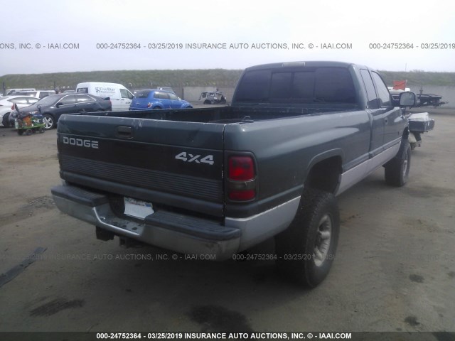 3B7KF2367XG166153 - 1999 DODGE RAM 2500 GREEN photo 4