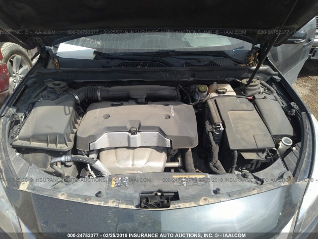 1G11C5SLXEF167401 - 2014 CHEVROLET MALIBU 1LT შავი ფოტო 10