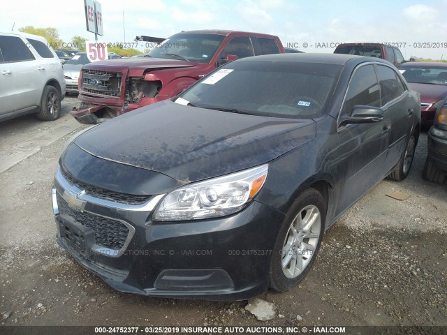 1G11C5SLXEF167401 - 2014 CHEVROLET MALIBU 1LT შავი ფოტო 2