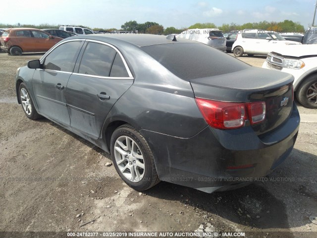 1G11C5SLXEF167401 - 2014 CHEVROLET MALIBU 1LT შავი ფოტო 3