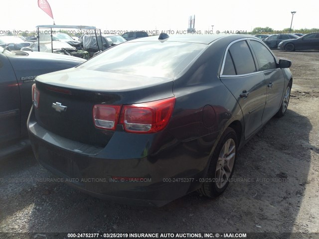 1G11C5SLXEF167401 - 2014 CHEVROLET MALIBU 1LT შავი ფოტო 4