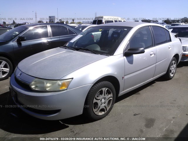 1G8AJ52F24Z166659 - 2004 SATURN ION LEVEL 2 银色 照片 2