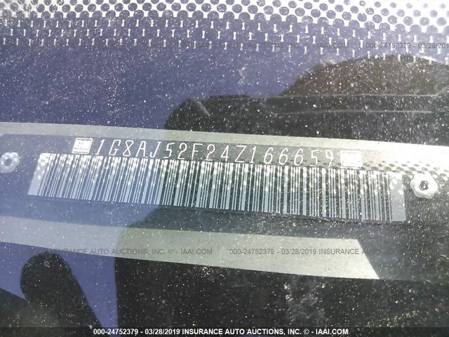 1G8AJ52F24Z166659 - 2004 SATURN ION LEVEL 2 银色 照片 9